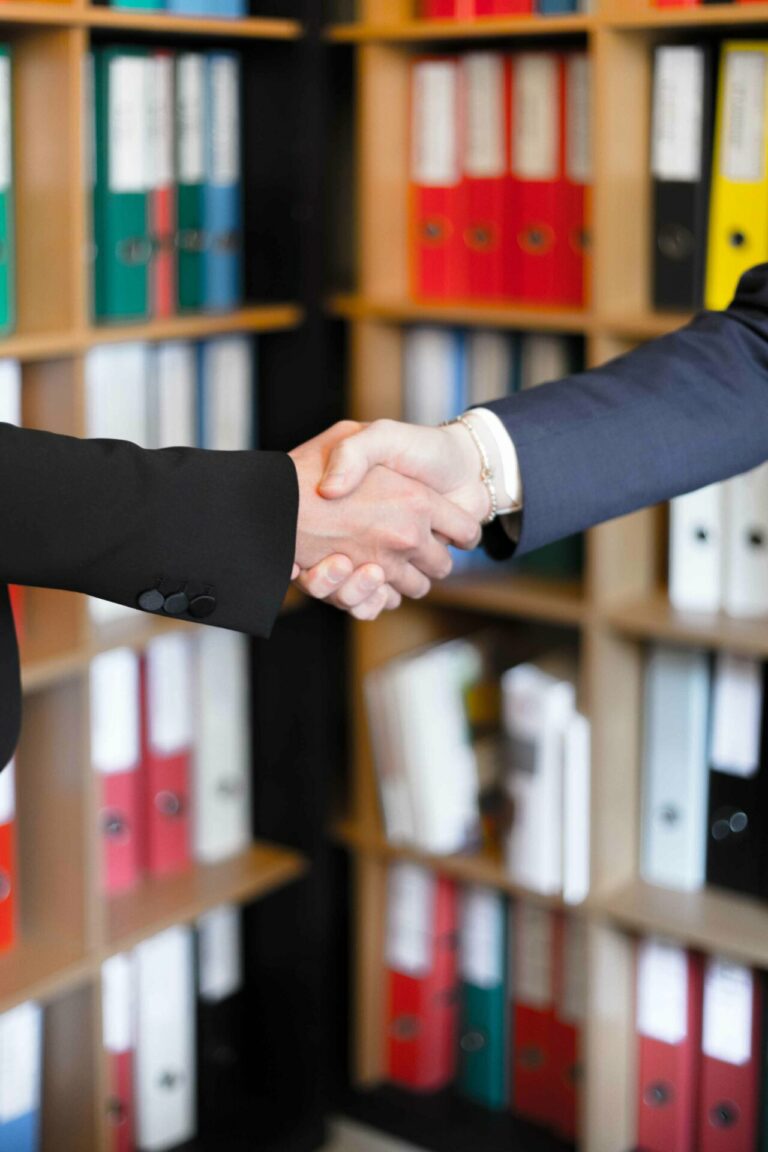 IT Service Wartungsvertrag Handshake